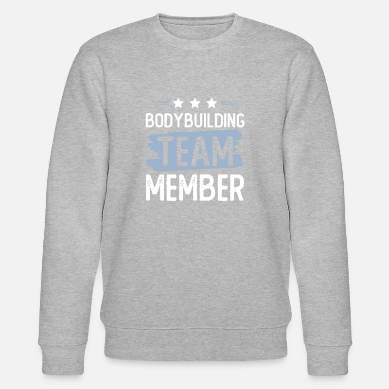 Bodybuilding Team - Stanley/Stella CHANGER Unisex Organic Sweatshirt - heather grey