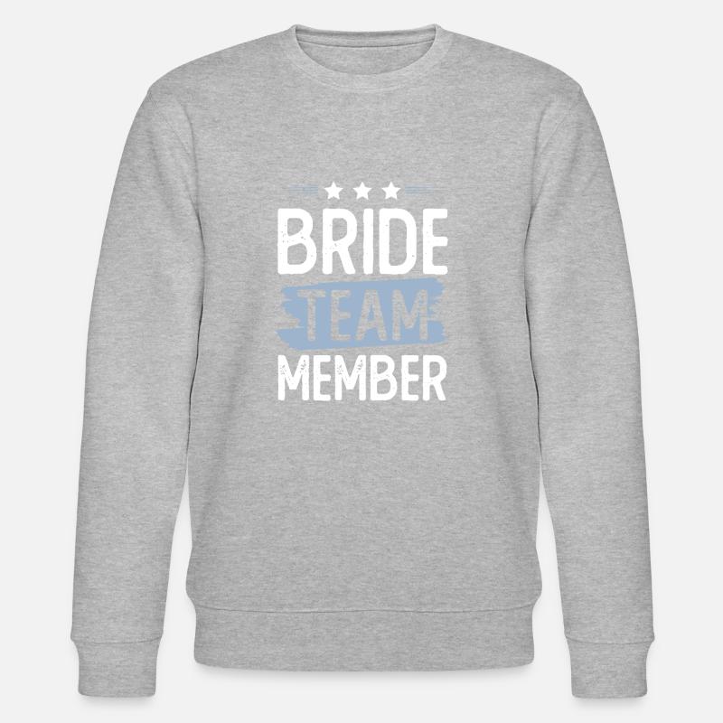 Équipe de la mariée - Sweat bio CHANGER Stanley/Stella Unisexe - gris chiné