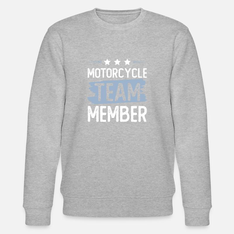 Motorcycle Team - Stanley/Stella CHANGER Unisex Organic Sweatshirt - heather grey