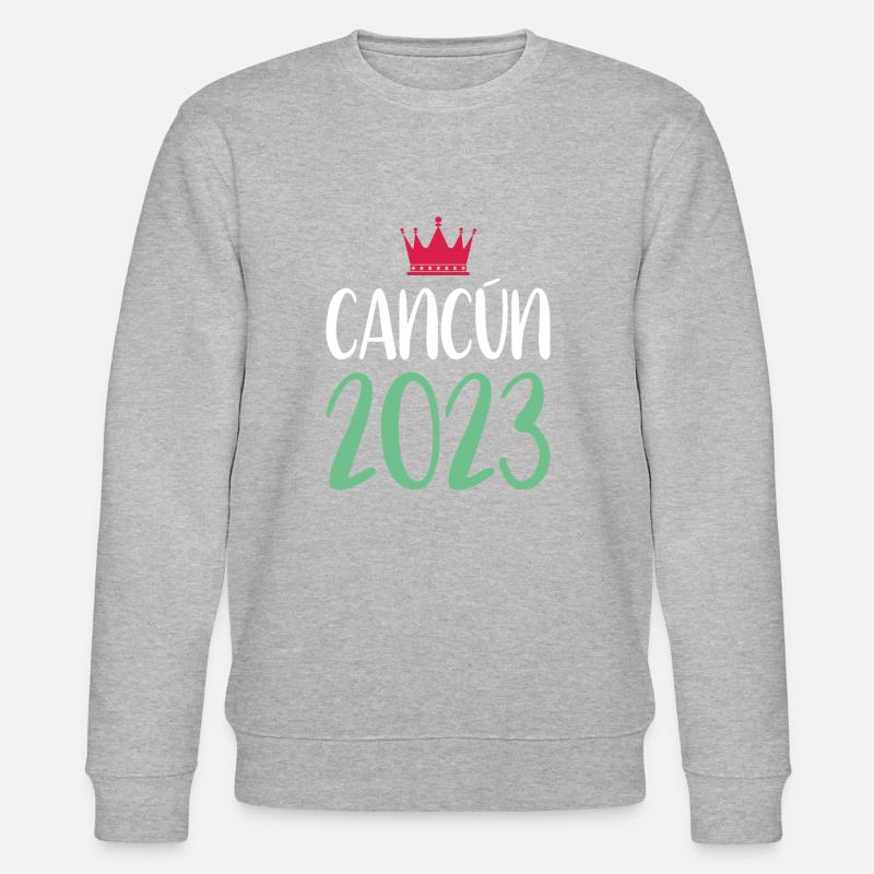 Cancun 2023 - Stanley/Stella Unisex Bio-Sweatshirt CHANGER  - Grau meliert