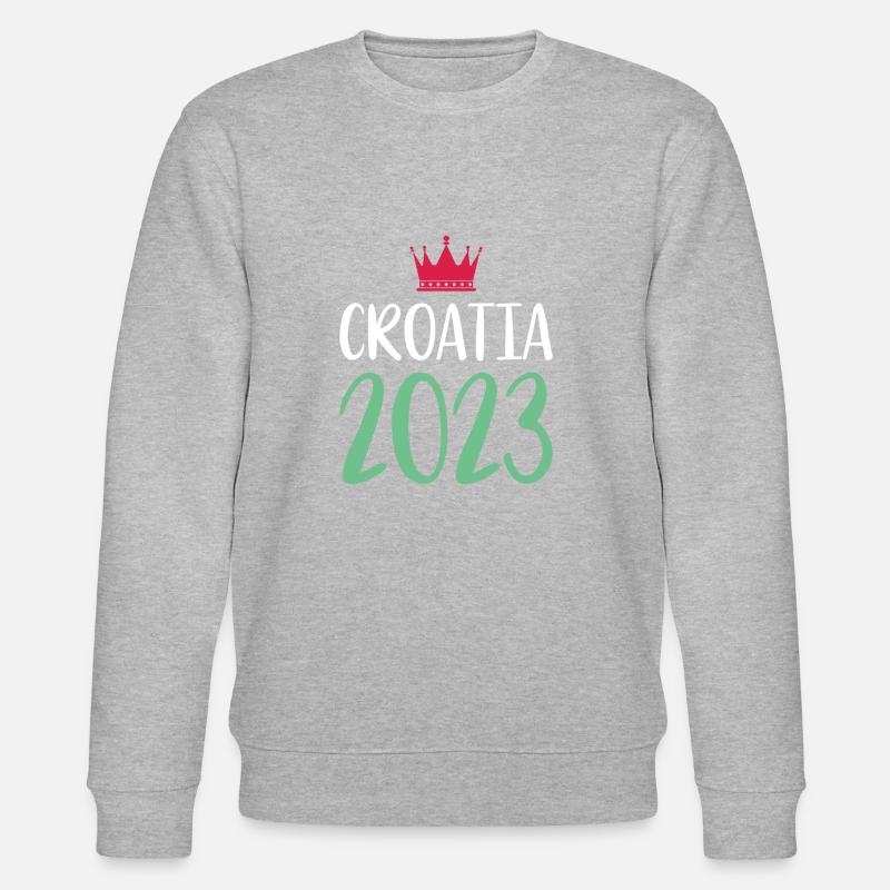 Croatia 2023 - Stanley/Stella Unisex Bio-Sweatshirt CHANGER  - Grau meliert