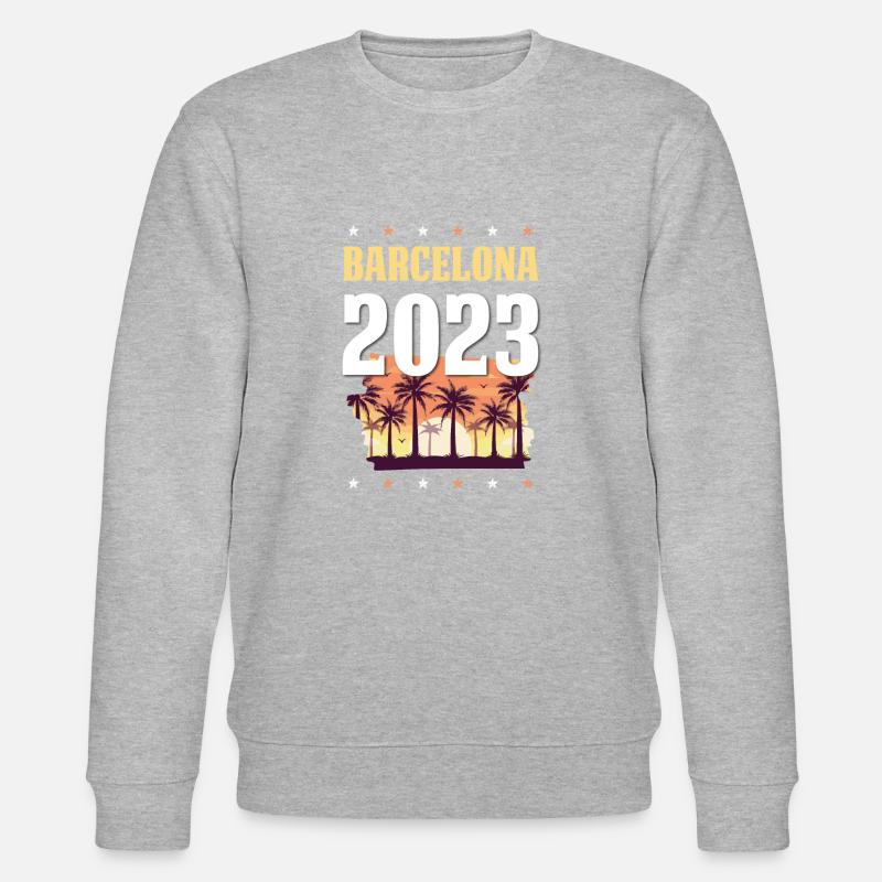 Barcelone 2023 - Sweat bio CHANGER Stanley/Stella Unisexe - gris chiné