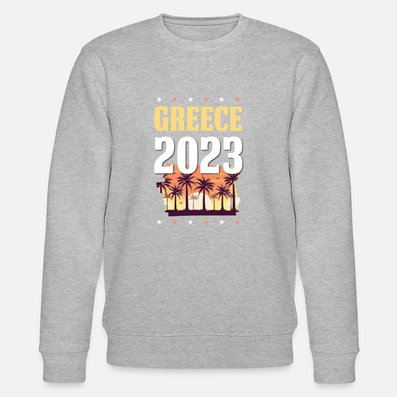 Greece 2023 - Stanley/Stella CHANGER Unisex Organic Sweatshirt - heather grey