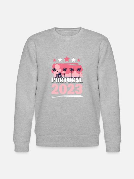 Portugal 2023 - Stanley/Stella Unisex Bio-Sweatshirt CHANGER - Grau meliert