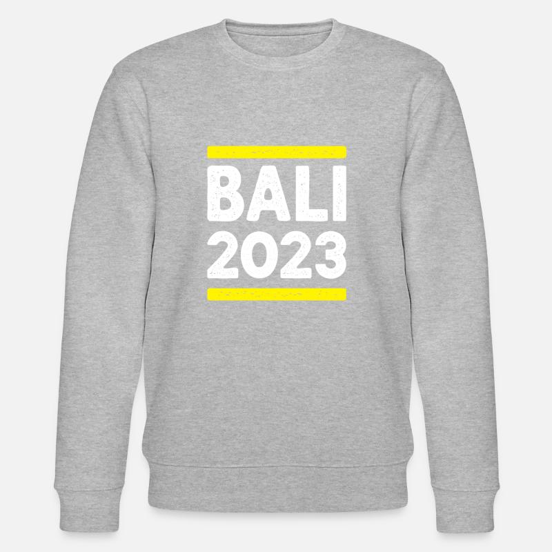 Bali 2023 - Stanley/Stella Unisex Bio-Sweatshirt CHANGER  - Grau meliert
