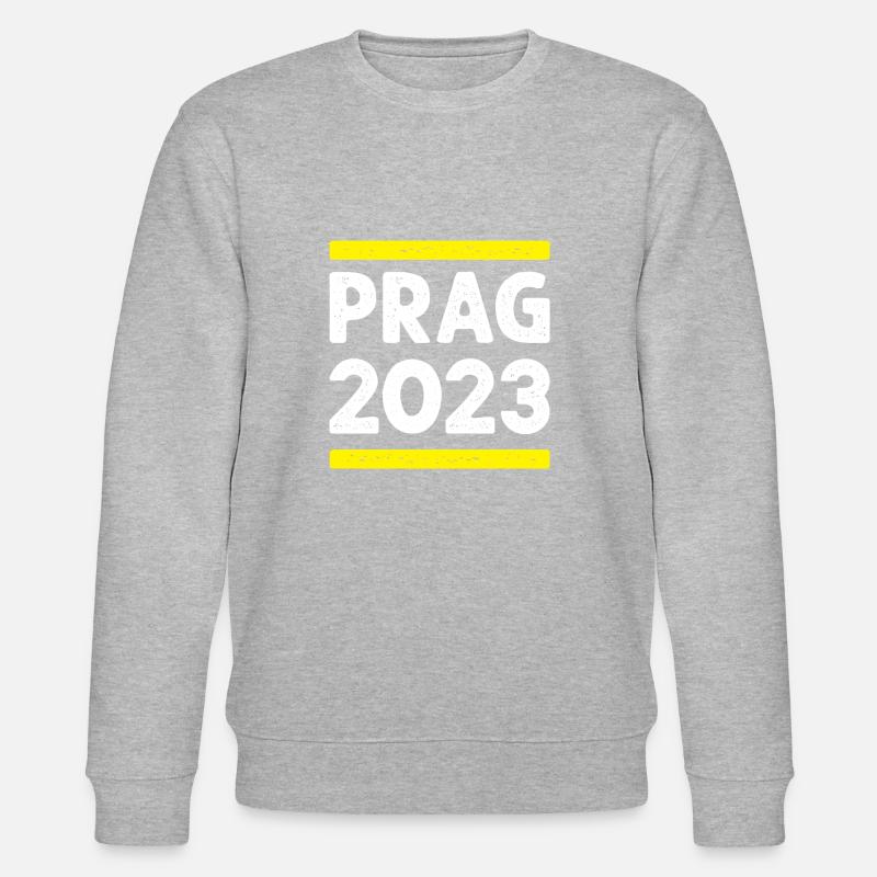 Prag 2023 - Stanley/Stella Unisex Bio-Sweatshirt CHANGER  - Grau meliert