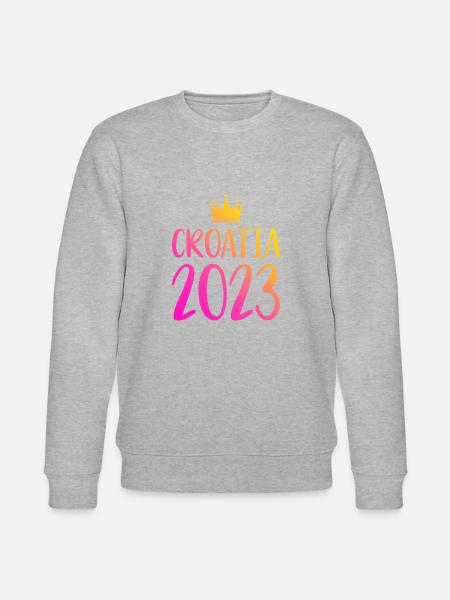Croatia 2023 - Stanley/Stella CHANGER Unisex Organic Sweatshirt - heather grey