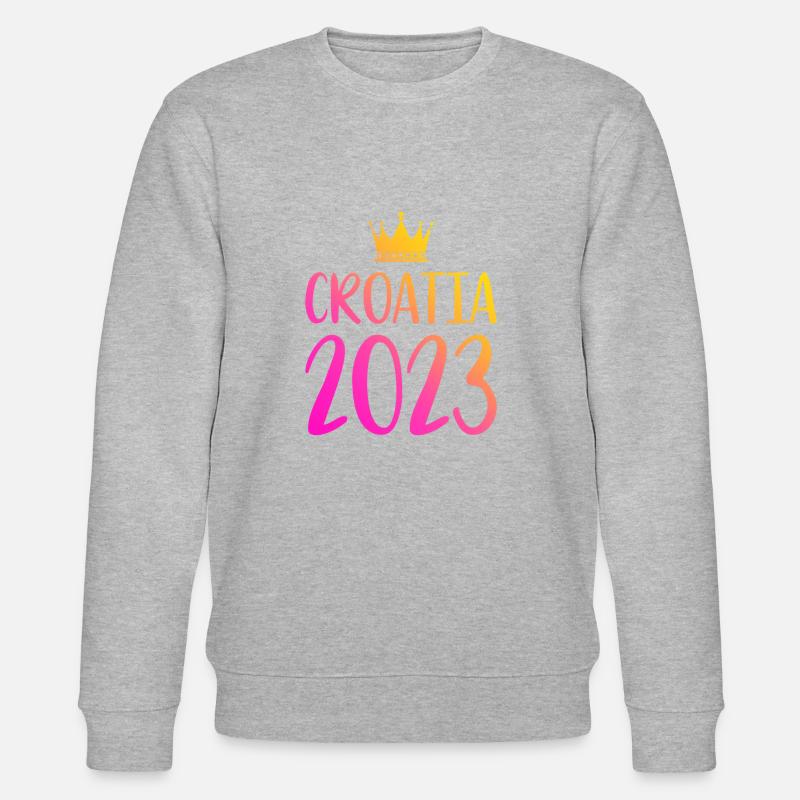 Croatie 2023 - Sweat bio CHANGER Stanley/Stella Unisexe - gris chiné