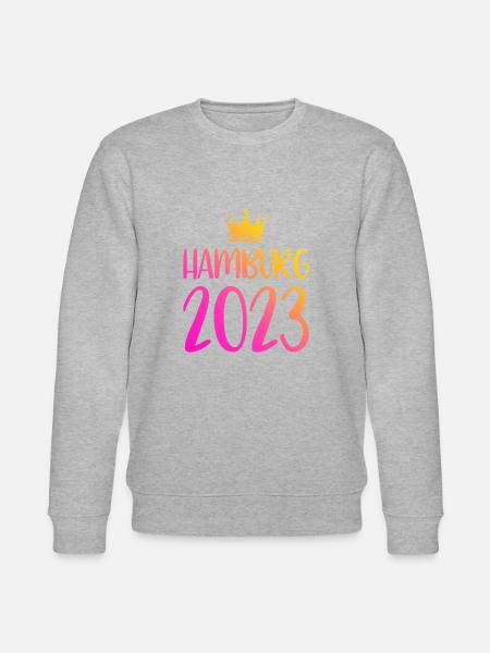 Hamburg 2023 - Stanley/Stella CHANGER Unisex Organic Sweatshirt - heather grey