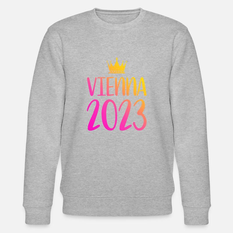 Vienna 2023 Wien - Stanley/Stella Unisex Bio-Sweatshirt CHANGER  - Grau meliert