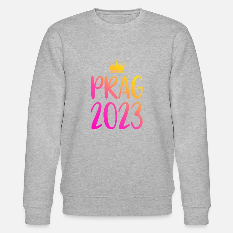 Prag 2023 - Stanley/Stella Unisex Bio-Sweatshirt CHANGER  - Grau meliert