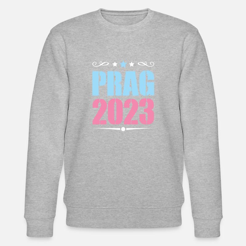 Prag 2023 - Stanley/Stella Unisex Bio-Sweatshirt CHANGER  - Grau meliert