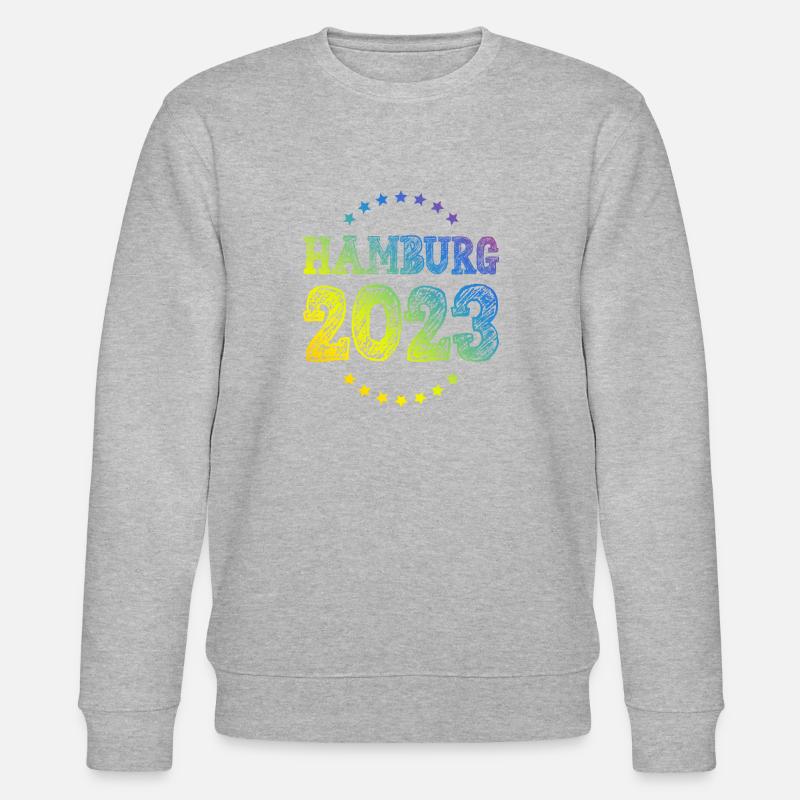 Hambourg 2023 - Sweat bio CHANGER Stanley/Stella Unisexe - gris chiné