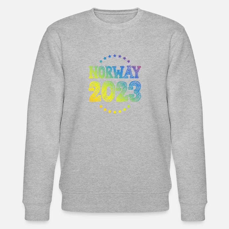 Norway 2023 - Stanley/Stella Unisex Bio-Sweatshirt CHANGER  - Grau meliert