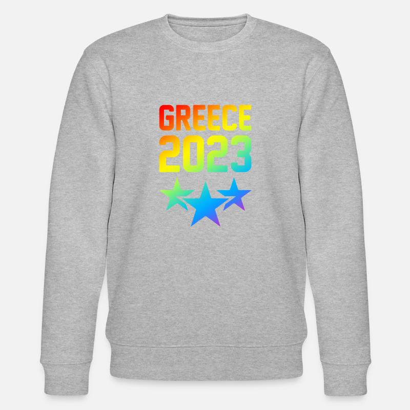 Greece 2023 - Stanley/Stella Unisex Bio-Sweatshirt CHANGER  - Grau meliert