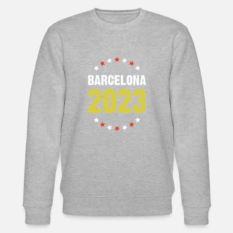Barcelone 2023 - Sweat bio CHANGER Stanley/Stella Unisexe - gris chiné