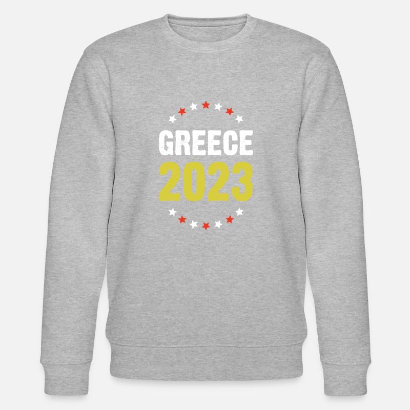 Grèce 2023 - Sweat bio CHANGER Stanley/Stella Unisexe - gris chiné