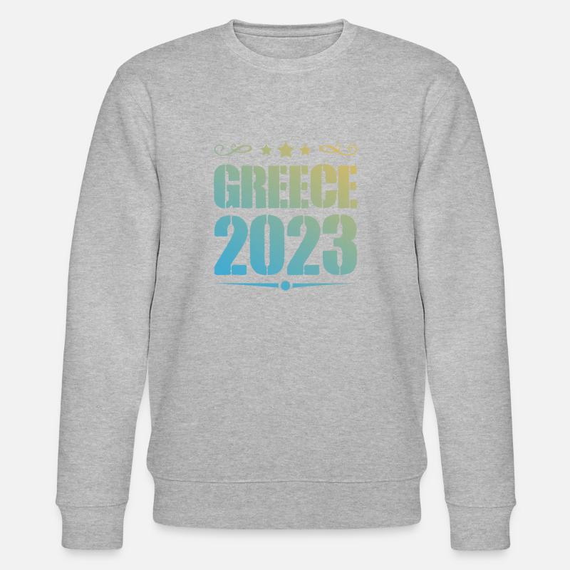 Greece 2023 - Stanley/Stella Unisex Bio-Sweatshirt CHANGER  - Grau meliert
