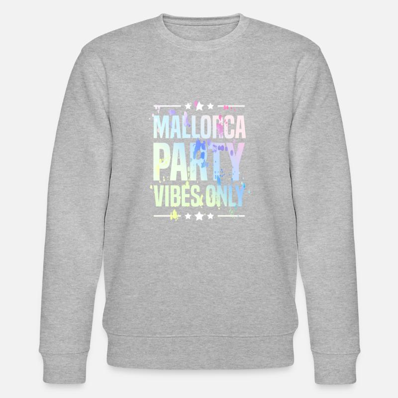Mallorca Party Vibes - Stanley/Stella CHANGER Unisex Organic Sweatshirt - heather grey