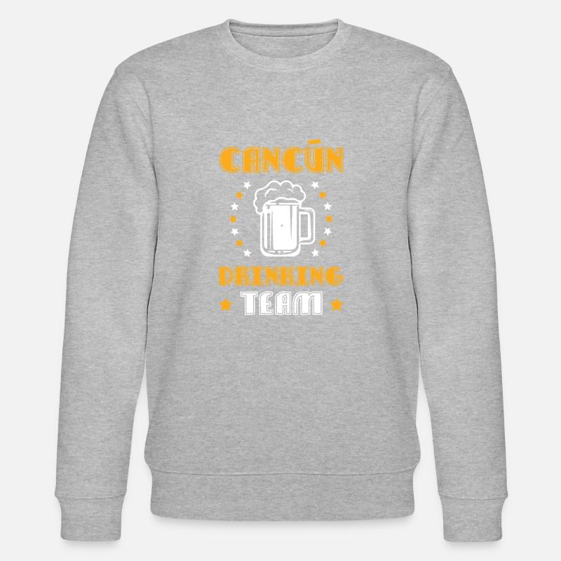 Cancun Drinking Team - Stanley/Stella CHANGER Unisex Organic Sweatshirt - heather grey