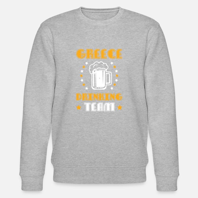 Grèce Équipe de buverie - Sweat bio CHANGER Stanley/Stella Unisexe - gris chiné
