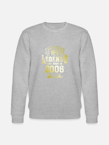 2006 Legends Birthday - Stanley/Stella CHANGER Unisex Organic Sweatshirt - heather grey