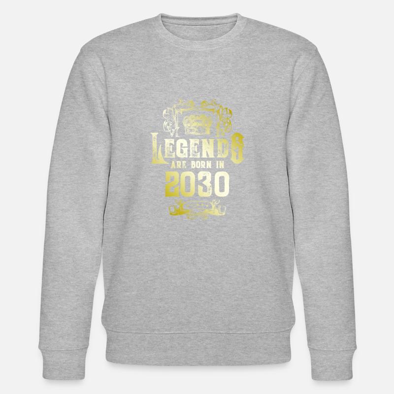 Anniversaire des légendes 2030 - Sweat bio CHANGER Stanley/Stella Unisexe - gris chiné