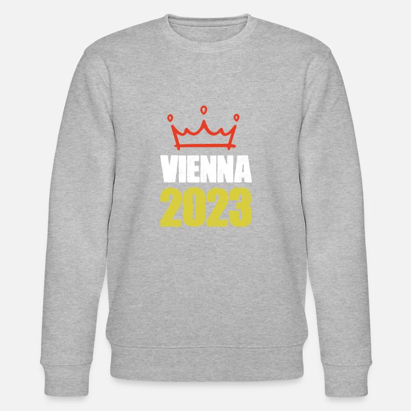 Vienna 2023 Wien - Stanley/Stella Unisex Bio-Sweatshirt CHANGER  - Grau meliert