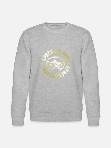 Après Ski 2024 Ski Mountains - Stanley/Stella CHANGER Unisex Organic Sweatshirt - heather grey