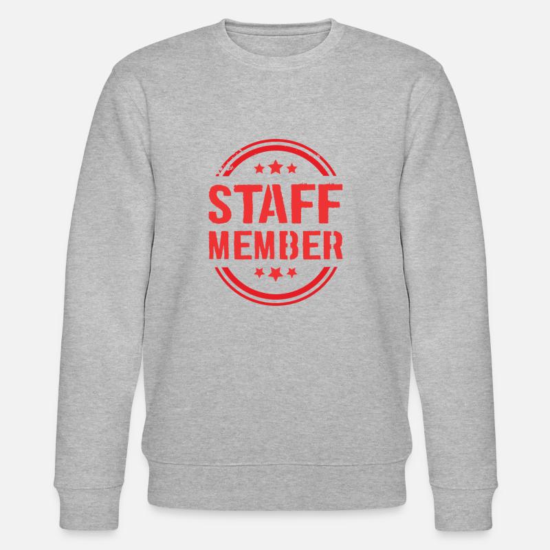 Staff Mitglied - Stanley/Stella Unisex Bio-Sweatshirt CHANGER  - Grau meliert