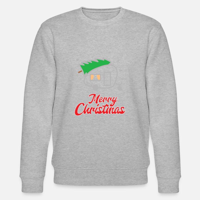 Merry Camper Weihnachten Camping - Stanley/Stella Unisex Bio-Sweatshirt CHANGER  - Grau meliert