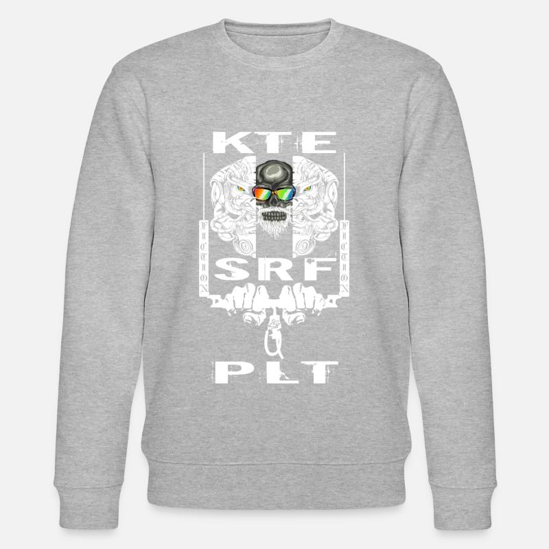 KITE SURF PILOT - Sweat bio CHANGER Stanley/Stella Unisexe - gris chiné
