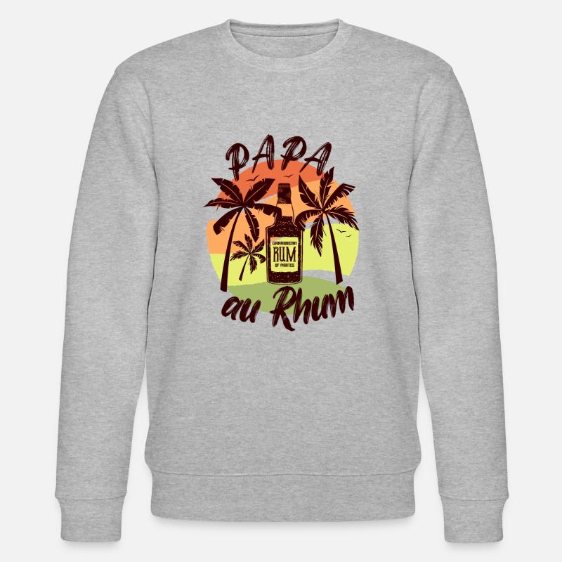 Papa au Rhum - Sweat bio CHANGER Stanley/Stella Unisexe - gris chiné