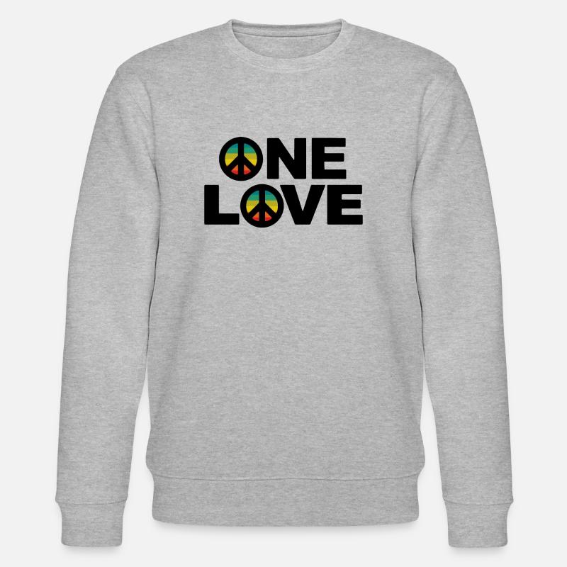 EINE LIEBE - Stanley/Stella Unisex Bio-Sweatshirt CHANGER  - Grau meliert
