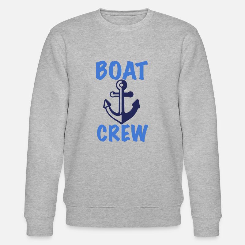 Boot Crew Anker - Stanley/Stella Unisex Bio-Sweatshirt CHANGER  - Grau meliert