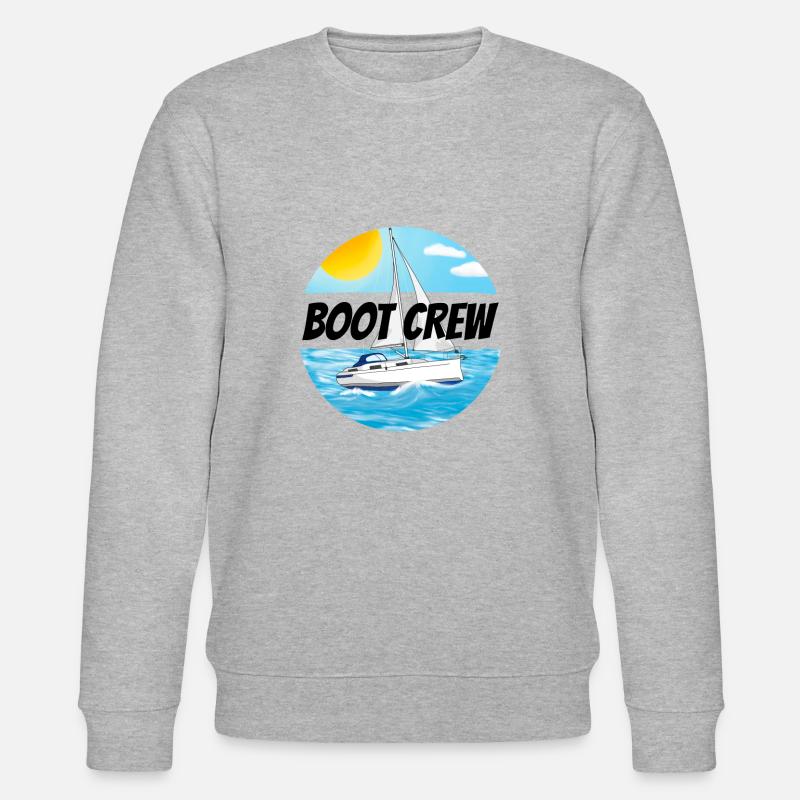 Boot crew Motorboot - Stanley/Stella Unisex Bio-Sweatshirt CHANGER  - Grau meliert
