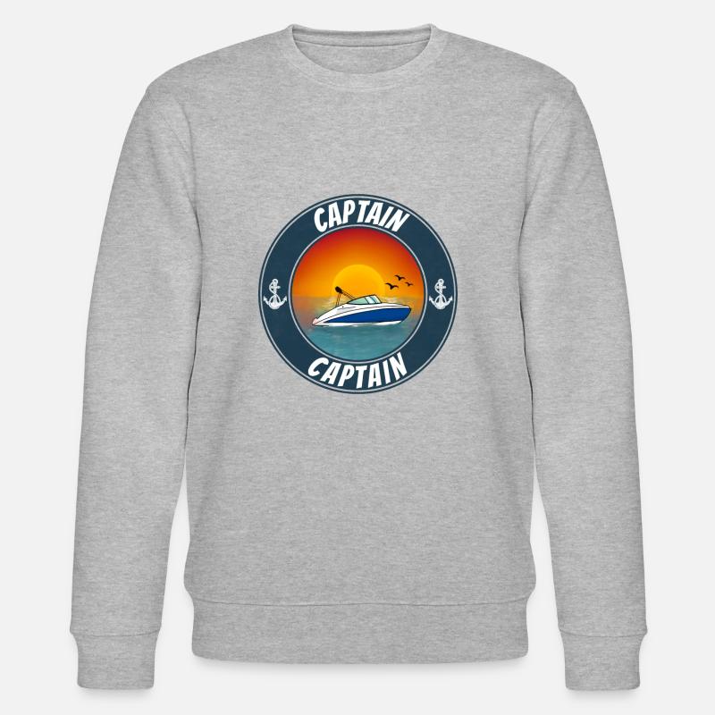 Boot Kapitän - Stanley/Stella Unisex Bio-Sweatshirt CHANGER  - Grau meliert