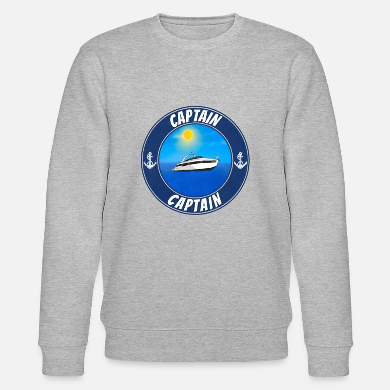 Kapitän Boot - Stanley/Stella Unisex Bio-Sweatshirt CHANGER - Grau meliert