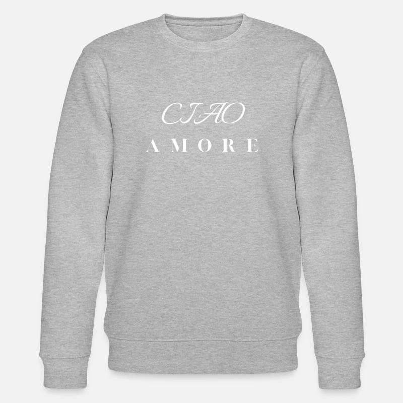 CIAO AMORE - Sweat bio CHANGER Stanley/Stella Unisexe - gris chiné