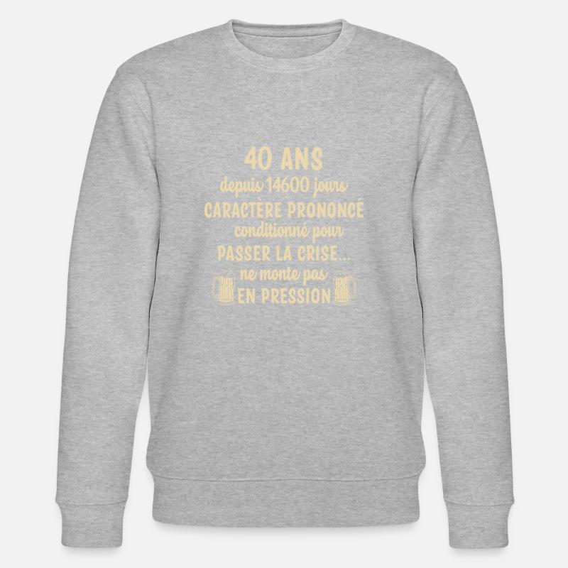 40 ans anniversaire - Sweat bio CHANGER Stanley/Stella Unisexe - undefined