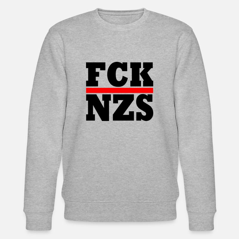 fck nzs - Stanley/Stella Unisex Bio-Sweatshirt CHANGER  - Grau meliert