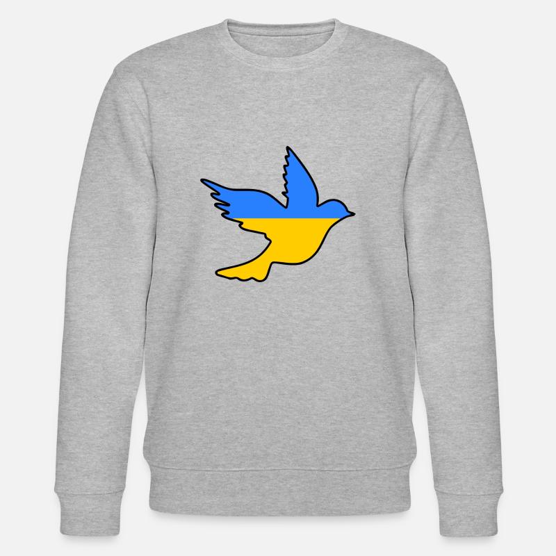 Ukraine - Stanley/Stella Unisex Bio-Sweatshirt CHANGER  - Grau meliert