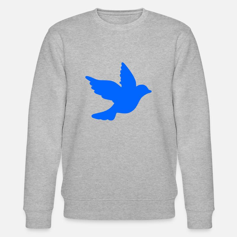 Friedenstaube - Stanley/Stella Unisex Bio-Sweatshirt CHANGER  - Grau meliert