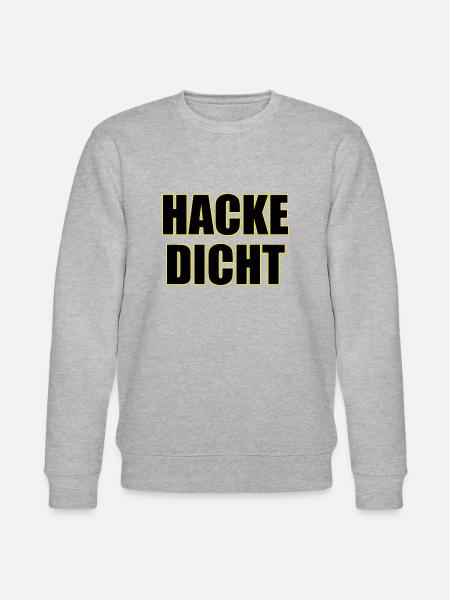 Hacke Dicht - Stanley/Stella Unisex Bio-Sweatshirt CHANGER - Grau meliert