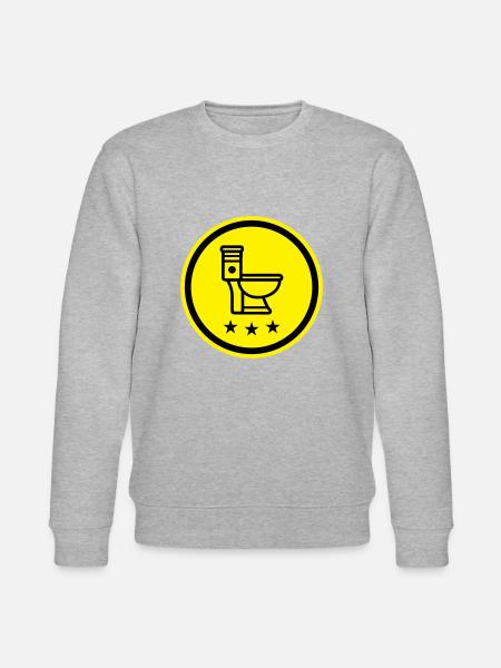 Wc toilet - Stanley/Stella CHANGER Unisex Organic Sweatshirt - heather grey
