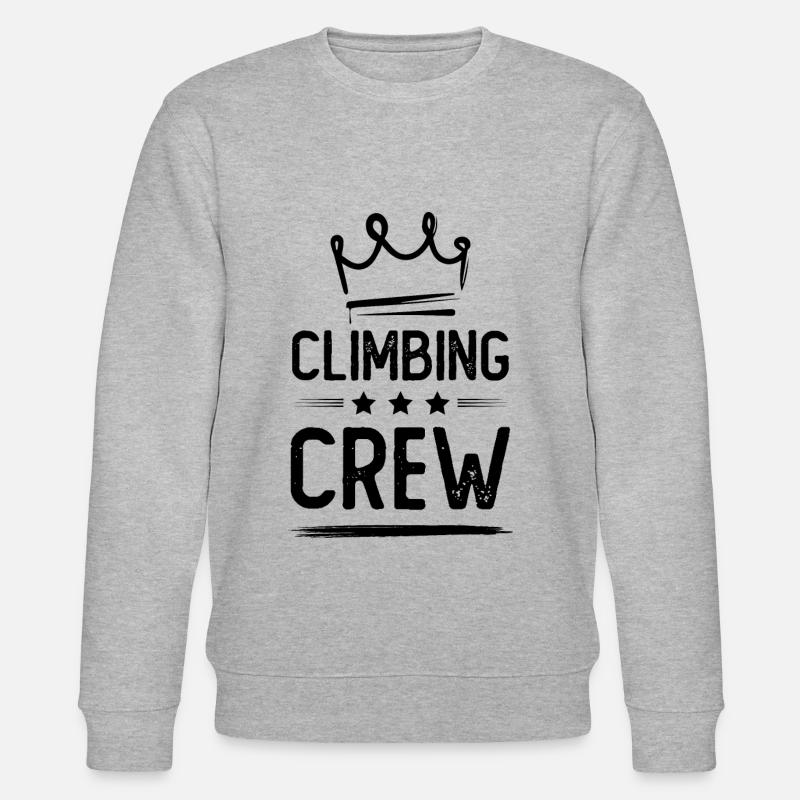 Climbing Crew - Stanley/Stella CHANGER Unisex Organic Sweatshirt - heather grey