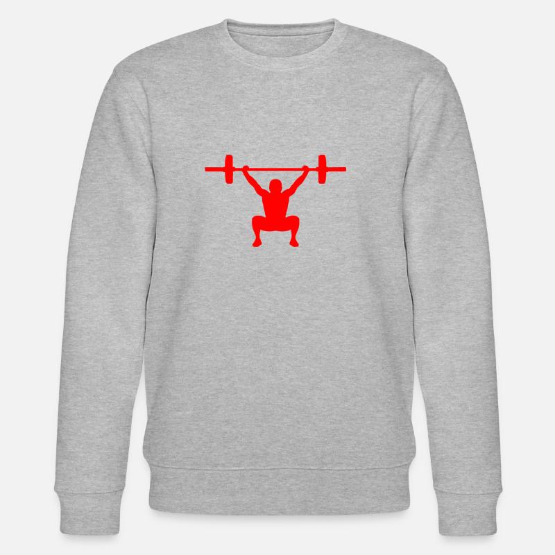 Snatch rot - Stanley/Stella Unisex Bio-Sweatshirt CHANGER  - Grau meliert