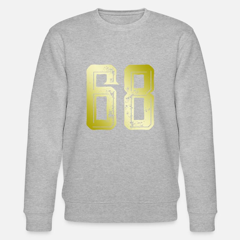 Symbole numérique 68 - Sweat bio CHANGER Stanley/Stella Unisexe - gris chiné