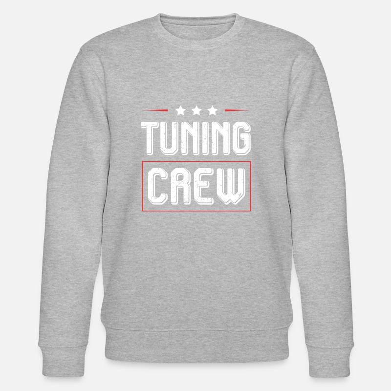 Tuning Crew - Stanley/Stella Unisex Bio-Sweatshirt CHANGER  - Grau meliert