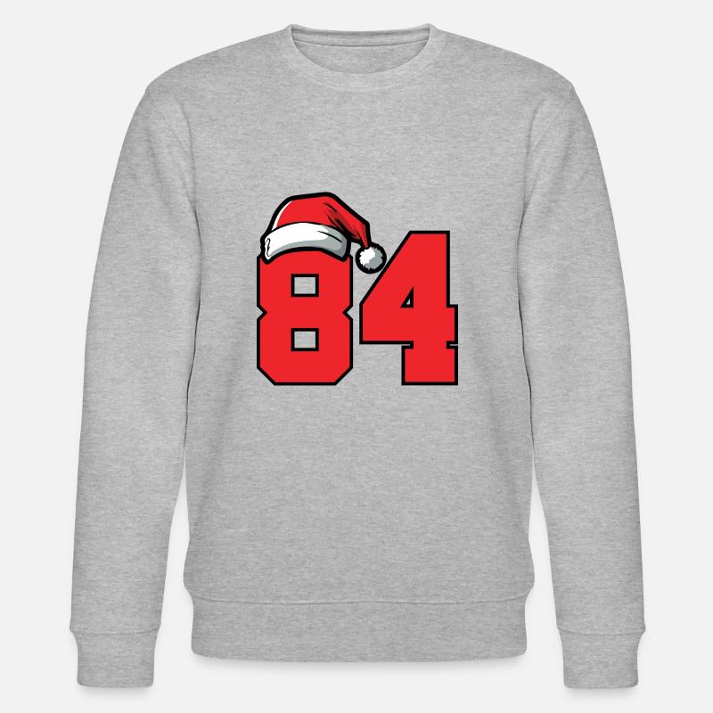 84 Numéro Noël - Sweat bio CHANGER Stanley/Stella Unisexe - gris chiné